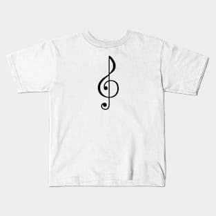 Treble Clef Symbol Kids T-Shirt